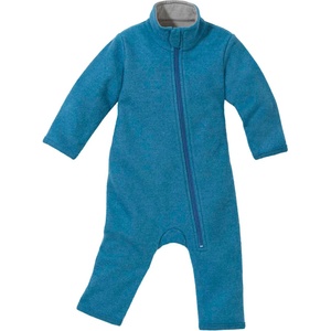 disana Детски цял костюм Disana Kids' Wool Suit Overall - Taubenblau - размер 50/56 (EU) (704-4752-0411)
