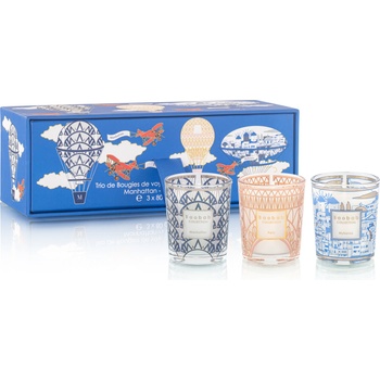 Baobab Collection My First Baobab Gift Trio Ароматни свещи Manhattan-Paris-Mykonos, 3 бр (MAX06BOXTRIO-MPM)