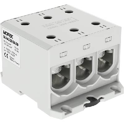 Тунелна клема СИВА 1P 630A с 6 отвора OTL300-3 3xAl/Cu 95-300mm2 1000V - MAA3300A10 (MAA3300A10)