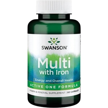 Image 1 of Swanson Multi with Iron | Active One Formula [90 капсули]