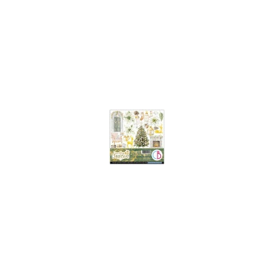 Sada papírů 15x15 Sparkling Christmas (Ciao Bella) CIAO BELLA CBQE069