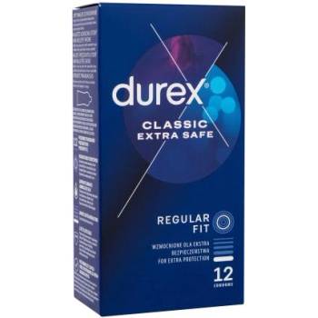 Durex Classic Extra Safe 12 бр по-здрави презервативи със силиконов лубрикантен гел