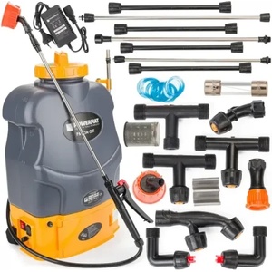 Powermat Пръскачка гръбна акумулаторна POWERMAT PM-OA-20T/ 20 л/ 12 V/ 15 Ah (PM-OA-20T) Градинска пръскачка