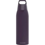 SIGG - Insulated drinking bottle - Thermos bottle Shield Therm One Nocturne carbonated drinks - Leak-proof - Dishwasher safe - BPA-free - 90% recycled stainless steel - Dark purple - 1L - 6021.90