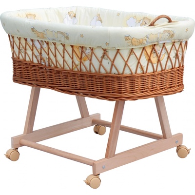 Scarlett Proutěný košík na miminko Mráček béžová – Zboží Dáma