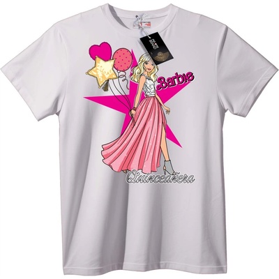 NOONEBRAND Тениска Barbie Квинсеанера - 7XL, Black