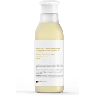 Botanica pharma Šampón proti lupinám na mastné vlasy Šalvia a tymián 250 ml