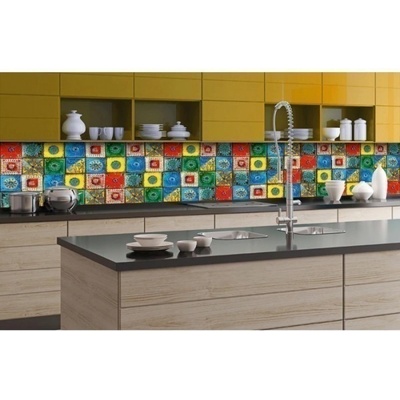 DIMEX ART Фототапет за кухня - лисабонски плочки 350 x 60 см