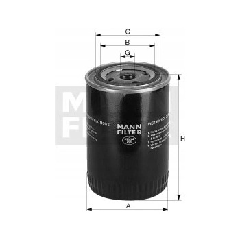 Mann-Filter W 712/81 Olejový filter