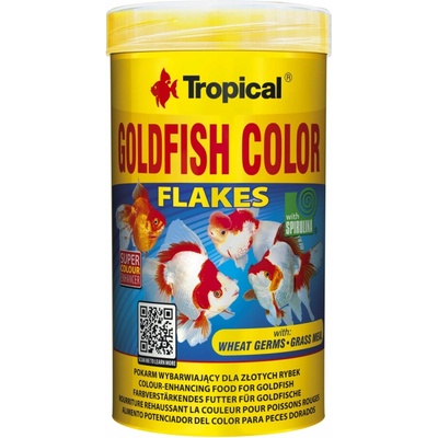 Tropical Goldfish Color Flakes 1000 ml, 200 g