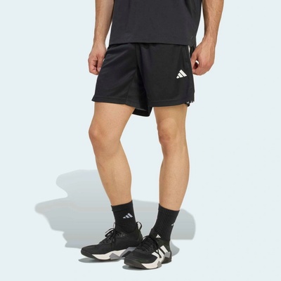 adidas 3S pánske fitness šortky čierne