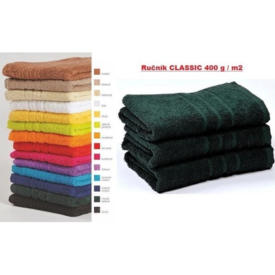 Fod Classic ručník 50 x 100 cm 400g tmavě zelená