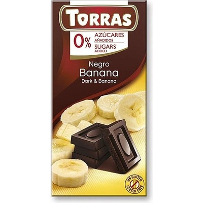 TORRAS HOŘKÁ S BANÁNEM A SLADIDLY 75 G
