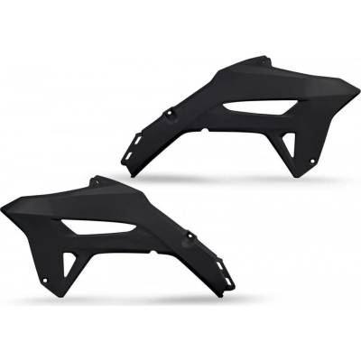 UFO kryty chladiče HONDA CRF 250R 22-24, CRF 450 R 21-24 barva černá
