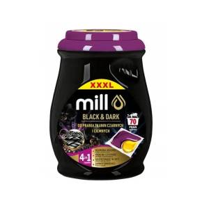 Madonis MILL PROFESSIONAL 2-камерни капсули за черно и тъмно пране 70 бр (MILL Caps Black&Dark 70szt)