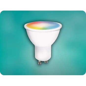 Solight LED SMART WIFI žiarovka GU10, RGB+CCT, 5W, 425lm