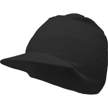 Pletex Detská čiapka s šiltom Čierna