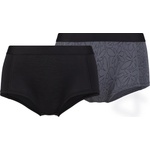 Stoic Дамско синтетично термобельо Stoic Women's TrosaSt. Hipster 2-Pack Synthetic base layer - Ink Grey AOP / Black - размер XS (114-3882-0111)