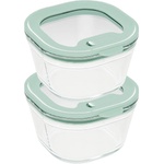 Pebbly Съд за печене PKV-087 240 ml, комплект 2 бр. , стъкло / силикон, Pebbly (PEBBPKV087)