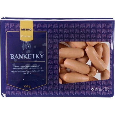 Metro Premium Banketky párky chlaz 550 g