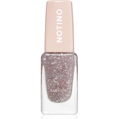 Notino Glitter Topper vrchní lak na nehty se třpytkami Baby Girl 10 ml