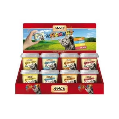 MAC's DIsplay Shakery Snacks - Вкусно лакомство за котки, снакс с различни видове месо, 24 броя х 75 гр
