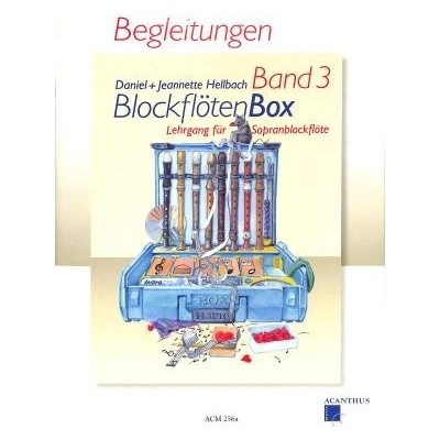 Blockfloetenbox 3 Hellbach Daniel klavírne sprievody