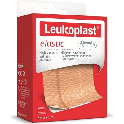 LEUKOPLAST ELASTIC náplasť na rany 6 cm x 1 m