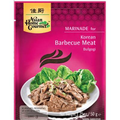 Asian Home Gourmet Marináda na kórejské barbecue mäso bulgogi 50 g