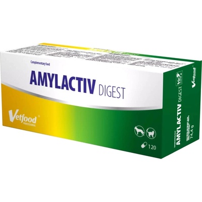 Vetfood Trávicí enzymy Amylactiv MAX 120 kapslí