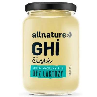 Allnature Ghí maslový tuk 450 ml