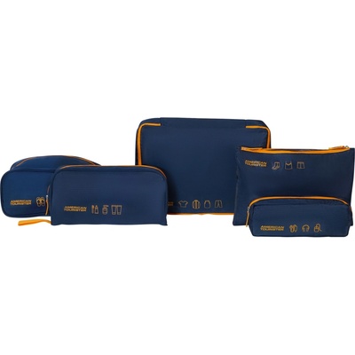 American Tourister sada organizérů 5ks modrá/oranžová
