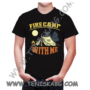 Image 1 of Fruit of the Loom Тениска - Fire camp