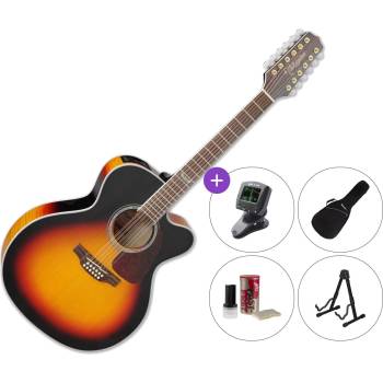 Takamine GJ72CE-12BSB SET Brown Sunburst 12-струнна електро-акустична китара