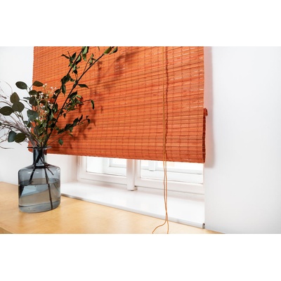 Vingo Bambusová římská roleta oranžová 80x200 cm – Hledejceny.cz