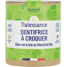 Natessance Tablety na ústnu hygienu s aloe vera a mentolom 80 ks