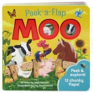 MOO PEEK-A-FLAP-LIFT FLAP | Jaye Garnett (ISBN: 9781680521245)