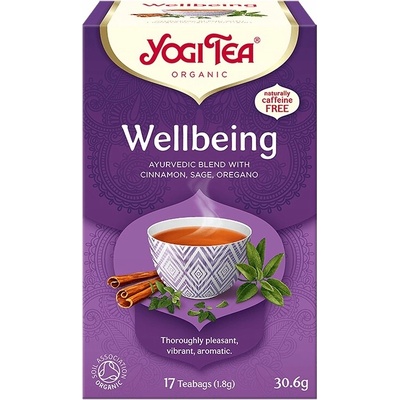 Yogi Tea čaj Natural Wellbeing Hibiskus Rakytník 17 sáčků