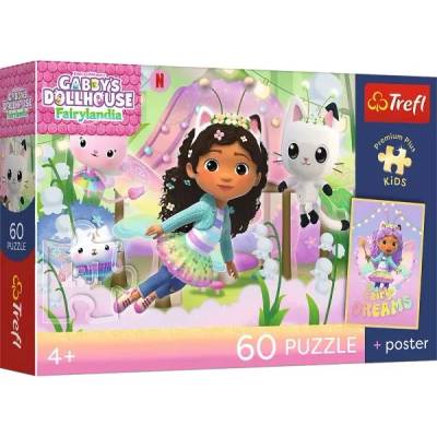 Trefl Trefl: Premium Plus Kids Габи и котешките приключения пъзел - 100 части (17431)