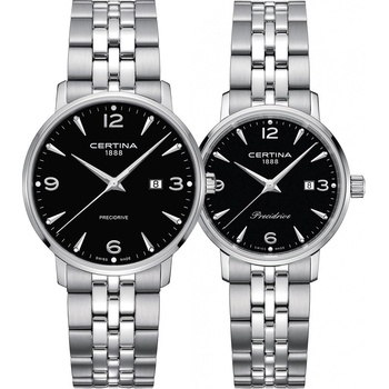 Certina Комплект часовници за двойки Certina DS Caimano C035.410. 11.057. 00-C035.210. 11.057. 00 (C035.410.11.057.00-C035.210.11.057.00)
