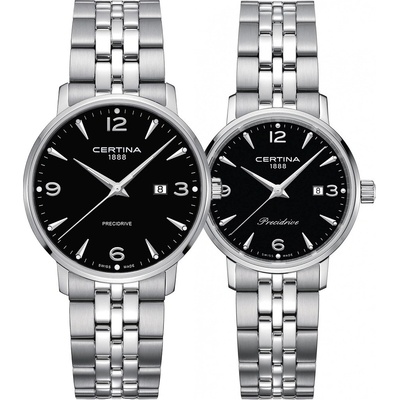 Certina Комплект часовници за двойки Certina DS Caimano C035.410. 11.057. 00-C035.210. 11.057. 00 (C035.410.11.057.00-C035.210.11.057.00)