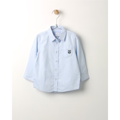 Losan světle modrá s výšivkou – Zboží Dáma