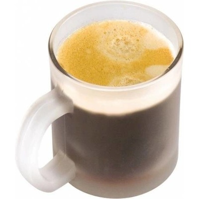 BELA matná sklenený hrnček transparentná 300 ml