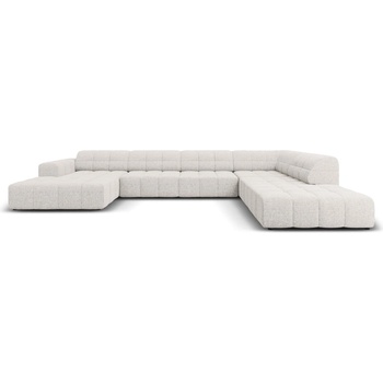 Cosmopolitan Design Светлосив ъглов диван (десен ъгъл/"U") Chicago - Cosmopolitan Design (COS_UR_140_F1_CHICAGO5)