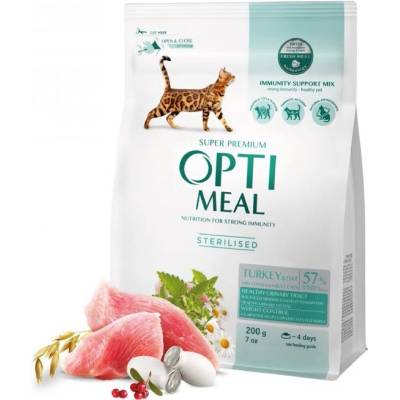 OPTIMEAL Sterilised turkey and oat 200 g