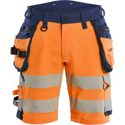 Blåkläder AB 1120 reflexní šortky oranžová/námornická modrá