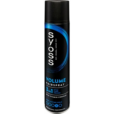 SYOSS Lak na vlasy Volume 4 300ml