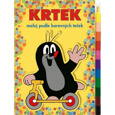 Rappa Omaľovánka A5 Krtko Maľuj podľa farebných bodiek Omaľovánka A5 Krtko Maľuj podľa farebných bodiek rP708728