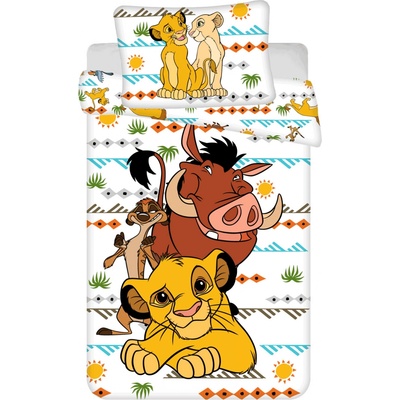 Jerry Fabrics obliečky Lion King Afrika bavlna 140x200 70x90