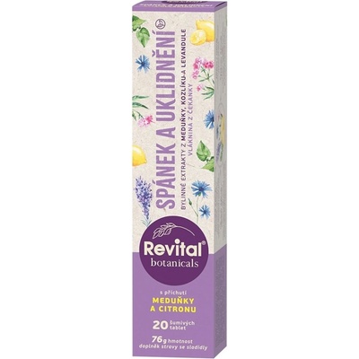 Revital Botanicals Spánek a uklidnění 20 eff.tablet